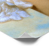 Erster Kuss (Engelsdetail) von Bouguereau Poster (Ecke)