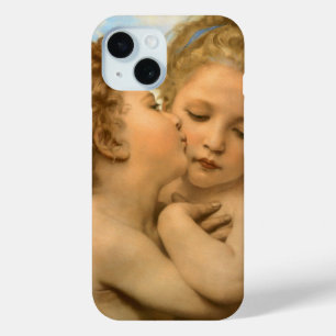 Erster Kuss von Bouguereau, Vintage viktorianische iPhone 15 Hülle