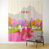 erster Kuss Wandteppich (Beispiel)