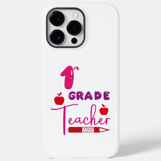 Erster Lehrer Case-Mate iPhone Hülle (Rückseite)