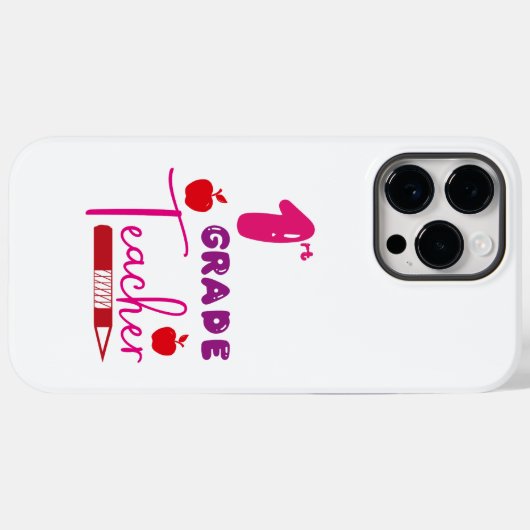 Erster Lehrer Case-Mate iPhone Hülle (Rückseite (Horizontal))