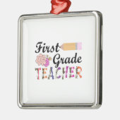 Erster Lehrer Ornament Aus Metall (Links)