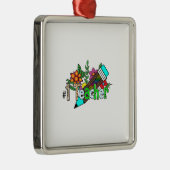 Erster Lehrer Ornament Aus Metall (Rechts)