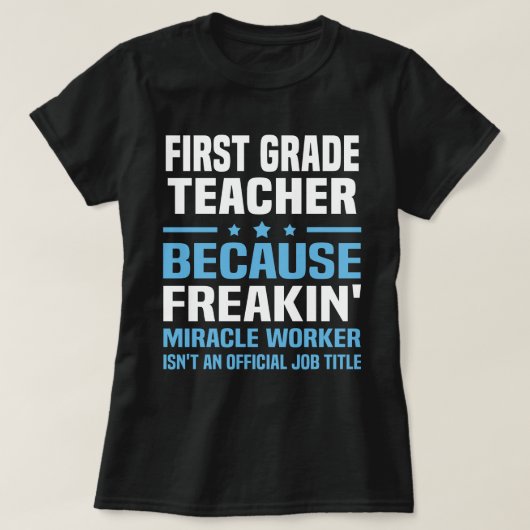 Erster Lehrer T-Shirt (Design vorne)