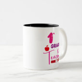 Erster Lehrer Zweifarbige Tasse (VorderseiteRechts)