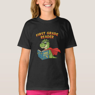 Erster Leser von Dino-Mite T-Shirt