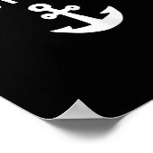 Erster Maat Bootfahren Poster (Ecke)