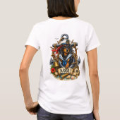 Erster Maat Dachshund T-Shirt (Rückseite)
