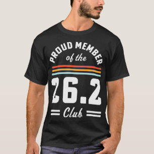 Erster Marathon 262 Club Marathonläufer Retro Läuf T-Shirt