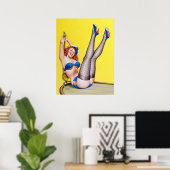 Erster Mate von Peter Driben 1953 Poster (Heimbüro)