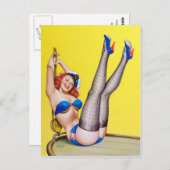 Erster Mate von Peter Driben 1953 Postkarte (Vorne/Hinten)