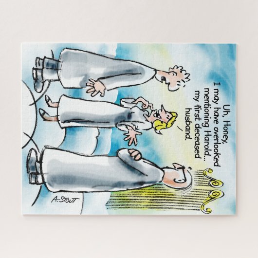 Erster Moment im Himmel - Puzzle (Horizontal)