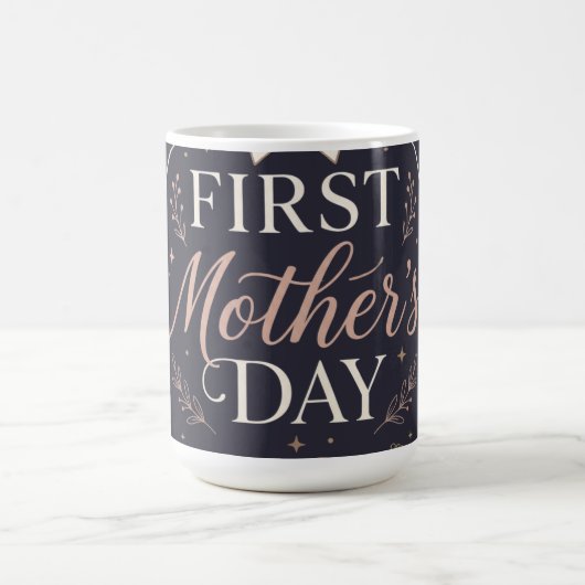 Erster Muttertag 2026 , Neue Mama Kaffeetasse (Mittel)