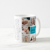 Erster Muttertag 8 Foto-Collage-Kaffeetasse Kaffeetasse (VorderseiteRechts)