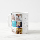 Erster Muttertag 8 Foto-Collage-Kaffeetasse Kaffeetasse (Vorderseite Links)