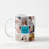 Erster Muttertag 8 Foto-Collage-Kaffeetasse Kaffeetasse (Links)