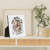 Erster Muttertag als Oma-Foto Fotoplatte