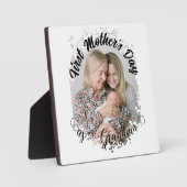 Erster Muttertag als Oma-Foto Fotoplatte (Vorderseite)