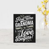 Erster Muttertag als Oma Süße neue Großmutter Karte (Gelbe Blume)
