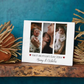 Erster Muttertag Drei FotoCollage Fotoplatte (Seite)