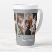 Erster Muttertag Drei FotoCollage | Grau Milchtasse (Rechte Ecke)