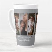 Erster Muttertag Drei FotoCollage | Grau Milchtasse (Linke Ecke)