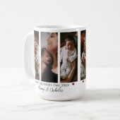 Erster Muttertag Drei FotoCollage Kaffeetasse (Vorderseite Links)