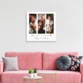 Erster Muttertag Drei FotoCollage Leinwanddruck (Insitu (Wohnzimmer))