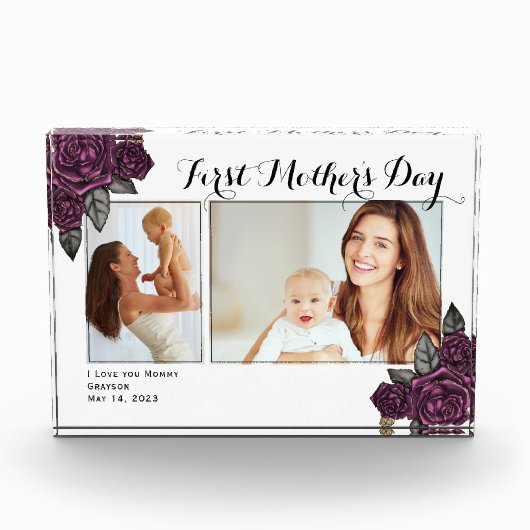 Erster Muttertag Fotoblock (Vorderseite)