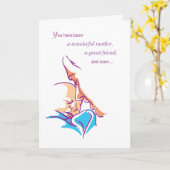 Erster Muttertag für Großmutter Karte (Gelbe Blume)