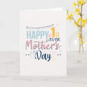 Erster Muttertag für individuelle erste Mütter Karte (Gelbe Blume)