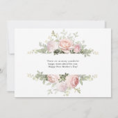 Erster Muttertag im vollen Foto Karte (Rückseite)