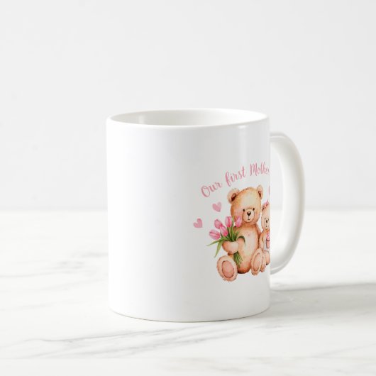 Erster Muttertag Kaffeetasse (VorderseiteRechts)