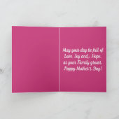 Erster Muttertag Karte (Innenseite)