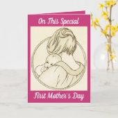 Erster Muttertag Karte (Gelbe Blume)