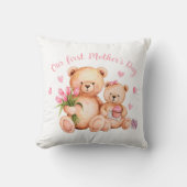 Erster Muttertag Kissen (Vorderseite)