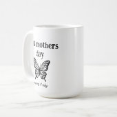 Erster Muttertag Mami Schriftzug individuell Kaffeetasse (Vorderseite Links)