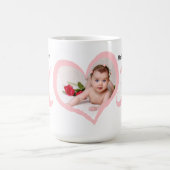 Erster Muttertag mit Baby Foto Tasse (Mittel)