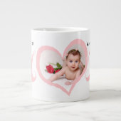 Erster Muttertag mit Baby Foto Tasse (Vorderseite)