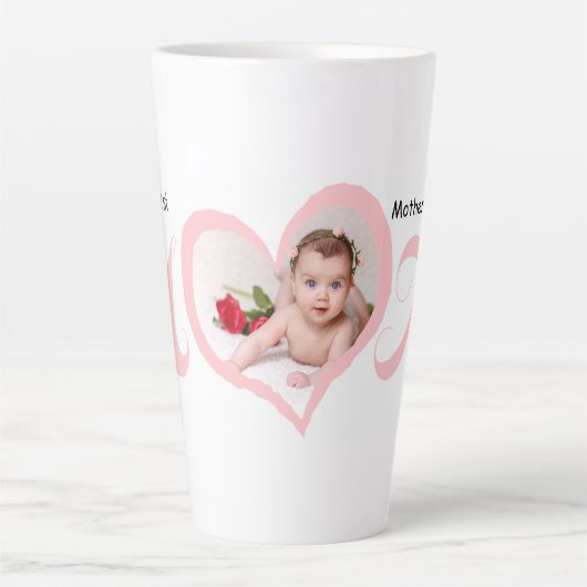 Erster Muttertag mit Baby Foto Tasse (Vorderseite)