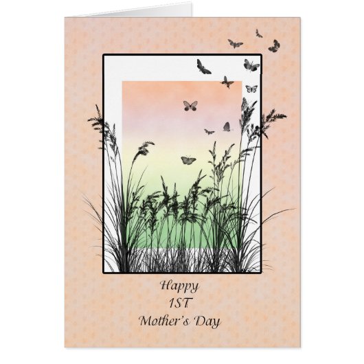 Erster Muttertag mit Schmetterlingen (Vorne)