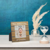 Erster Muttertag Oma Custom Foto Fotoplatte (InSitu)