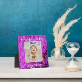 Erster Muttertag Oma Custom Foto Fotoplatte (InSitu)