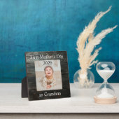 Erster Muttertag Oma Custom Foto Fotoplatte (InSitu)