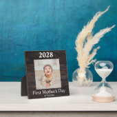 Erster Muttertag Oma Custom Foto Fotoplatte (InSitu)