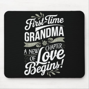 Erster Muttertag Oma Cute Neue Granhild Mousepad