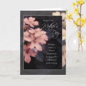 Erster Muttertag, Pfirsichgarten Phlox-Blume Karte (Gelbe Blume)