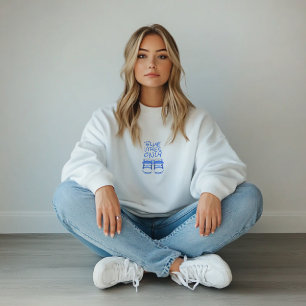 Erster Muttertag Schwangerschaft blaue Babyschuhe Sweatshirt