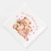 Erster Muttertag Serviette (Ecke)