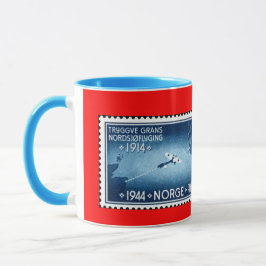Erster Nordsee-Flug NORWEGENS Tasse